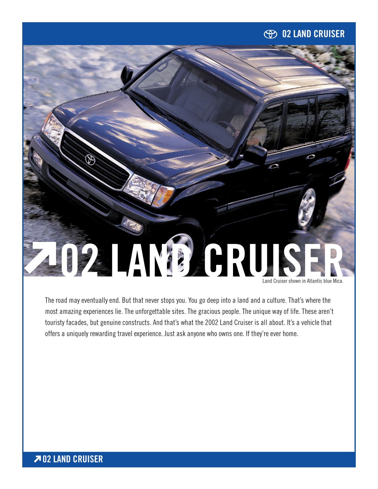 2002 Toyota Land Cruiser Brochure